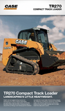 Case TR270 CTL Compact Track Loader Skidsteer; 937 HRS
