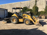 2008 Caterpillar 414E IL Box Blade/Skip Loader